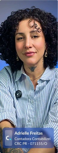 Adrielle Freitas, Contadora Contabilizei, CRC PR - 071155/O