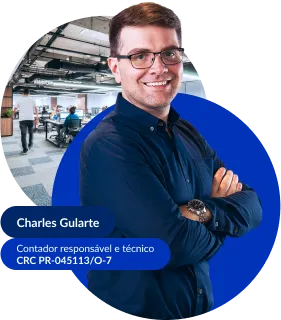 Contador responsável Charles Gularte