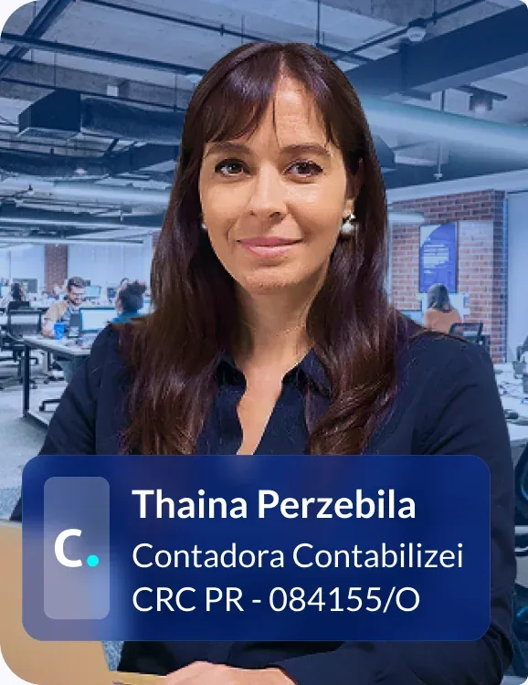 Thaina Perzebila — Contadora Contabilizei, CRC PR - 084155/O