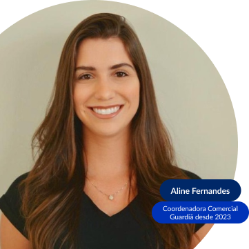Foto Aline Fernandes - Coordenadora Comercial Guardiã desde 2023