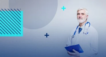 Médico segurando pasta