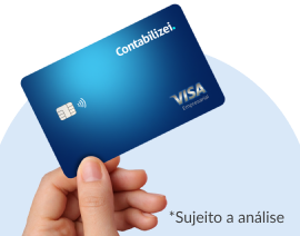 Tela do aplicativo Contabilizei Bank em Celular