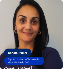 Foto Renata Muller - Squad Leader de Tecnologia Guardiã desde 2021